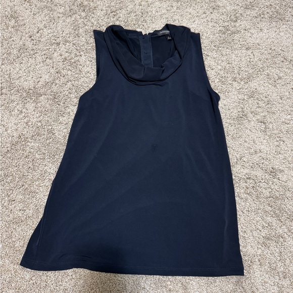 Banana Republic Tops - Small Women’s Banana Republic Cowl Neck Tank Top Dark Blue